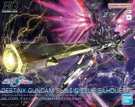 HGCE 1/144 DESTINY GUNDAM SPEC II & ZEUS SILHOUETTE