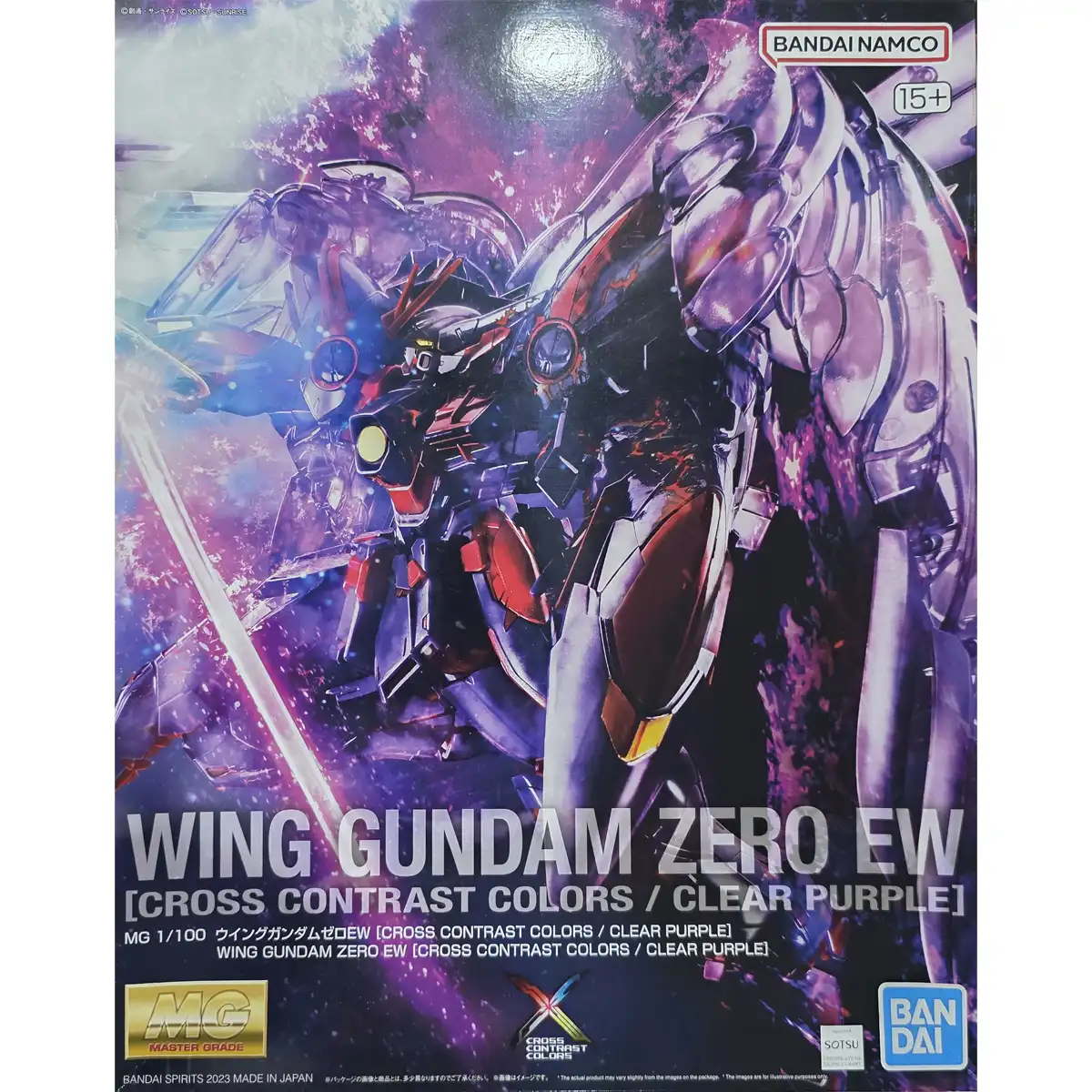 MG Wing Gundam Zero EW Clear Purple Box