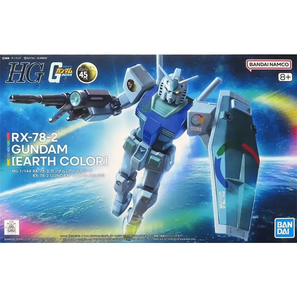 HG RX78-2 Gundam Earth Color Box