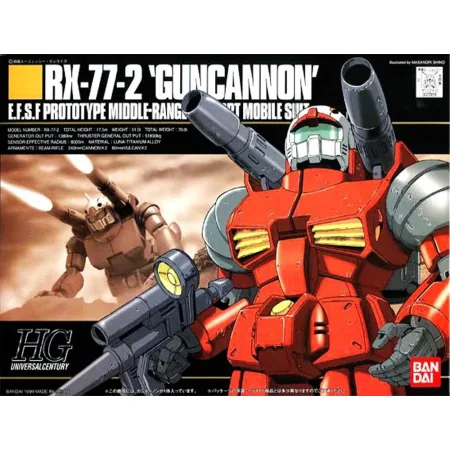 HGUC 1/144 RX-77-2 Guncannon (1999)