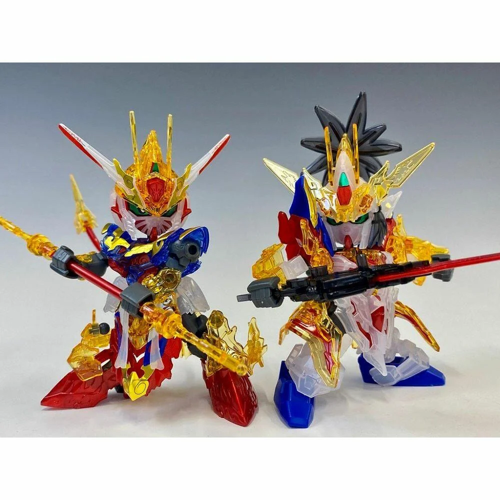 SD Unicorn Liu Bei Gundam & Wukong Impulse Gundam - Solid clear 1