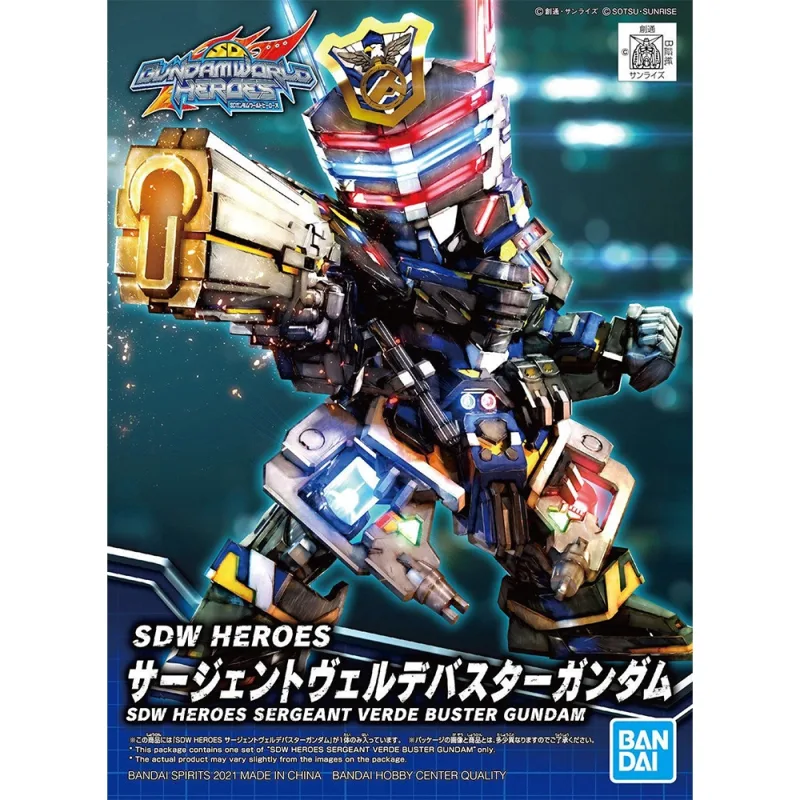 SDW Heroes Sergeant Verde Buster Gundam – Kit DX à Monter, Collection Bandai Hobby