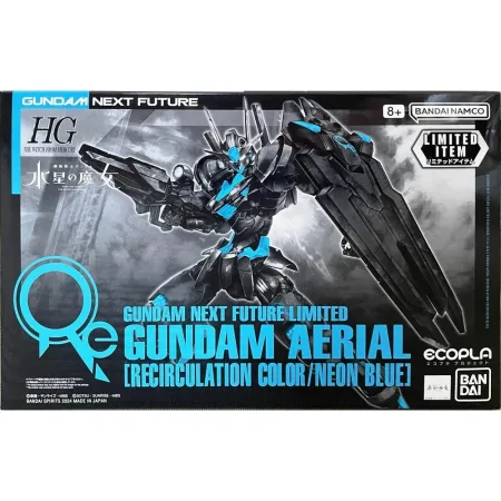 HGTWFM 1/144 Gundam Aerial [Recirculation Color / Neon Blue]