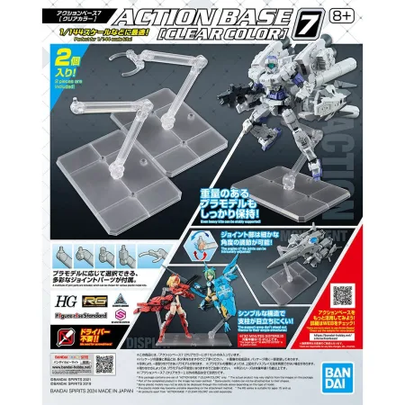 Action Base 7 Clear đế dựng mô hình - Bandai