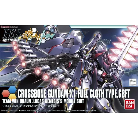 HGBF 1/144 Crossbone Gundam X1 Full Cloth Ver. GBF
